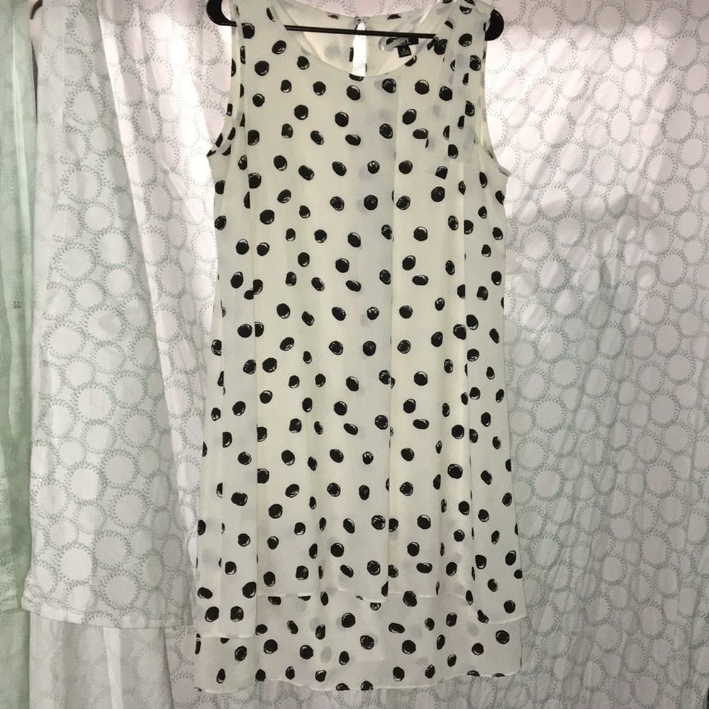 Black and White Poka Dot Dress